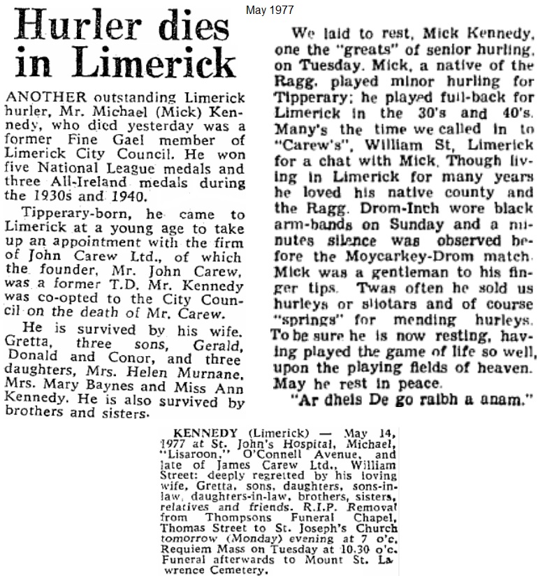 mick kennedy fifty eight